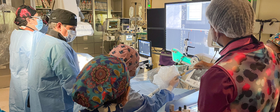 Imagen Resuelven cardiopatía congénita de recién nacido por cateterismo