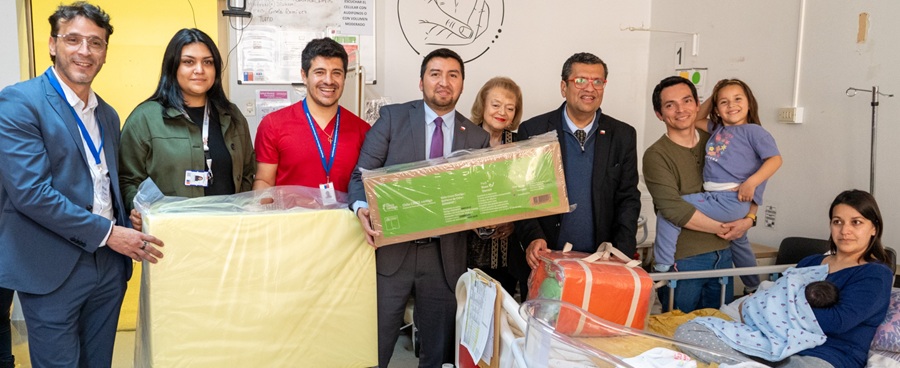 Imagen Subsecretario de la niñez visitó a puérperas del Hospital