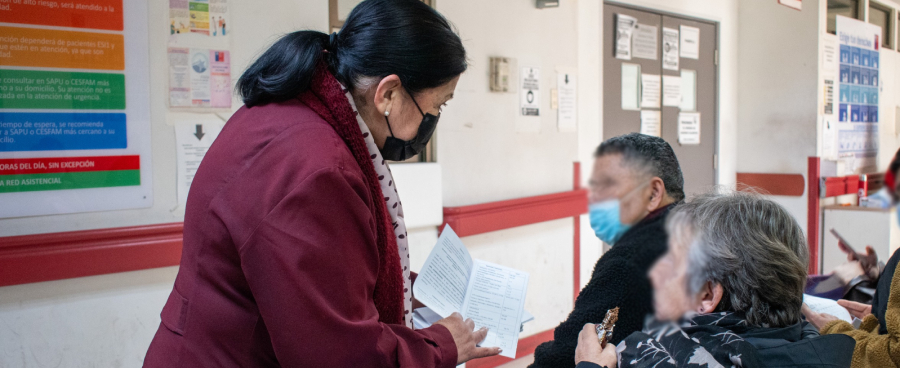 Imagen Voluntariado entregó información a pacientes en Urgencias