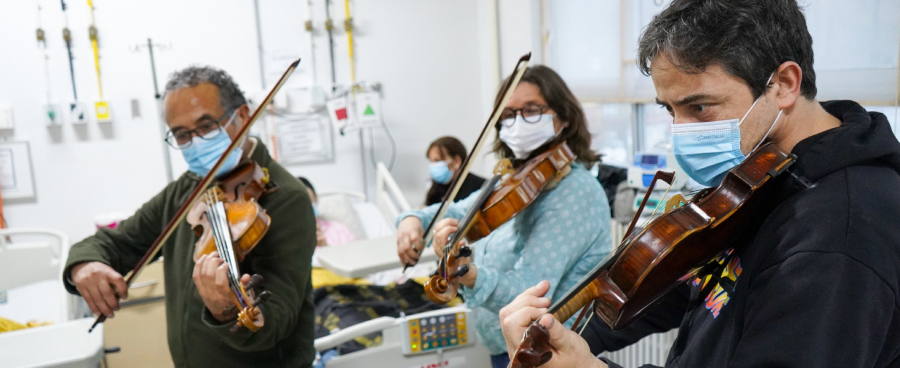 Imagen Pacientes hospitalizados disfrutaron de la sinfónica UdeC