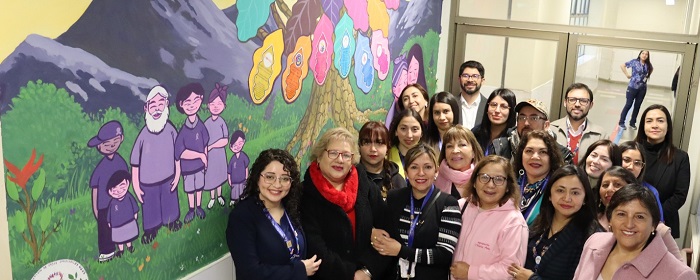 Imagen Inauguraron simbólico mural de casos oncológicos